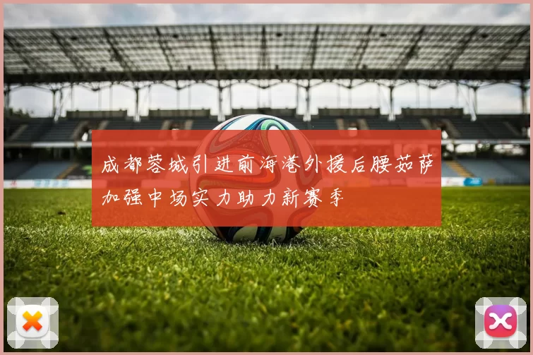 成都蓉城引进前海港外援后腰茹萨加强中场实力助力新赛季